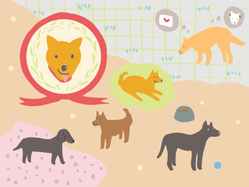 dogs 犬のイラスト